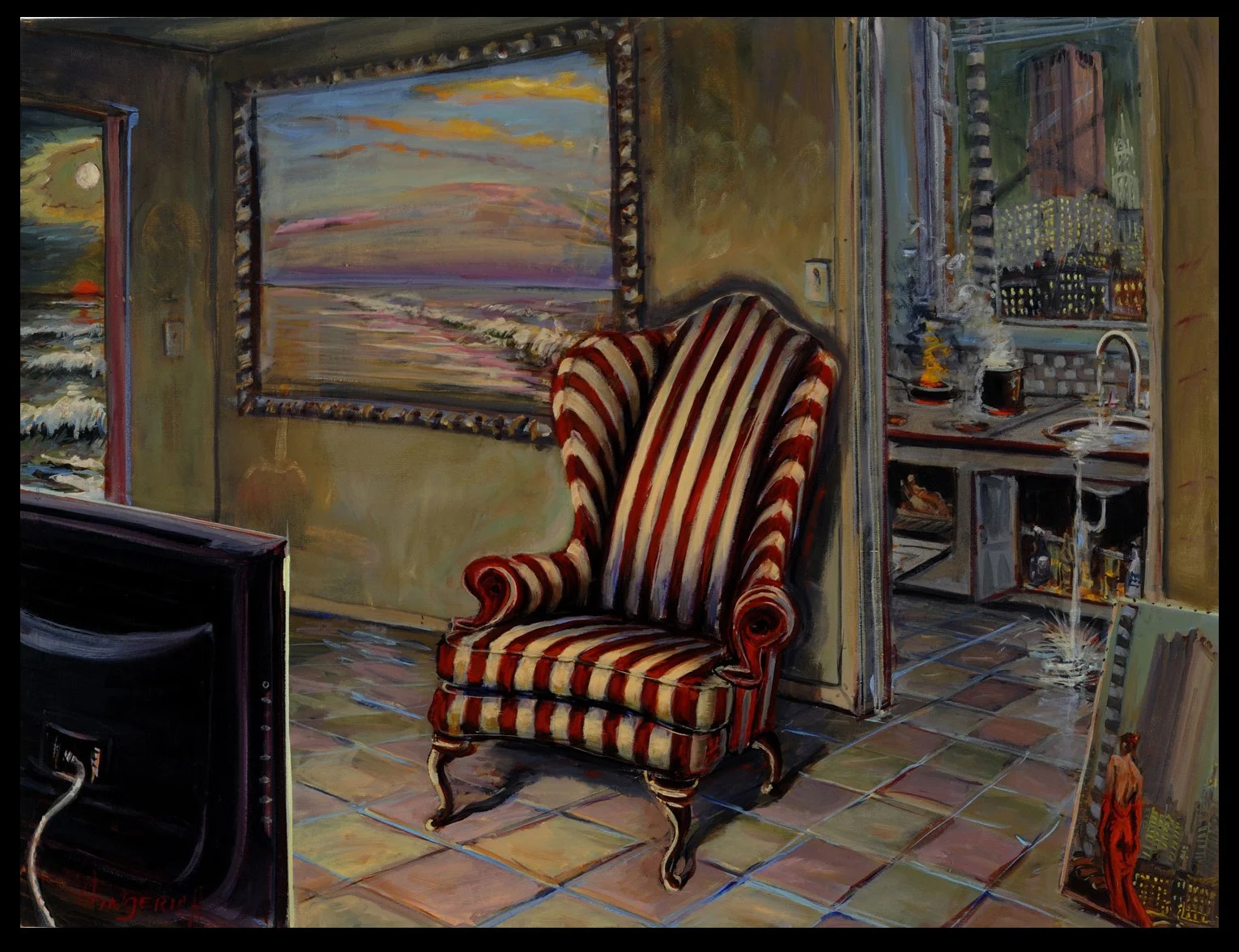 Room 40 x 53 inches, oil on canvas