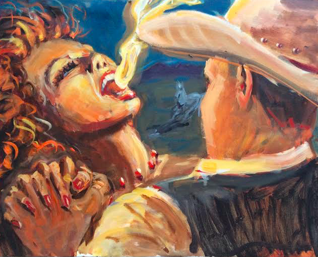 Fire Breather 24 x 30 inches, oil on canvas