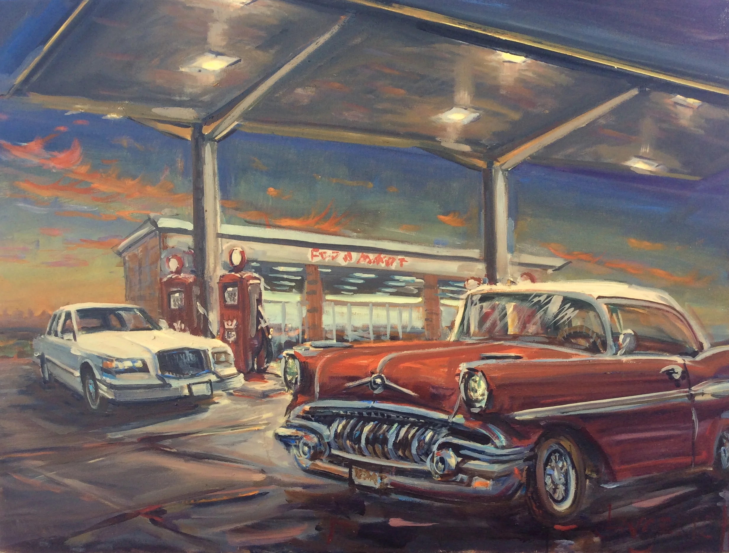 Pontiac 30 x 40 inches, oil on canvas