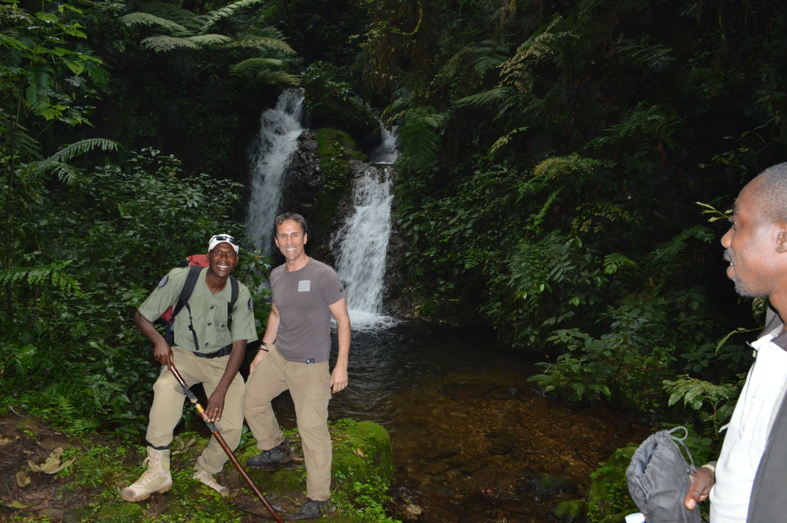 A forest adventure to Munyaga waterfall walk Bwindi impenetrable national park.