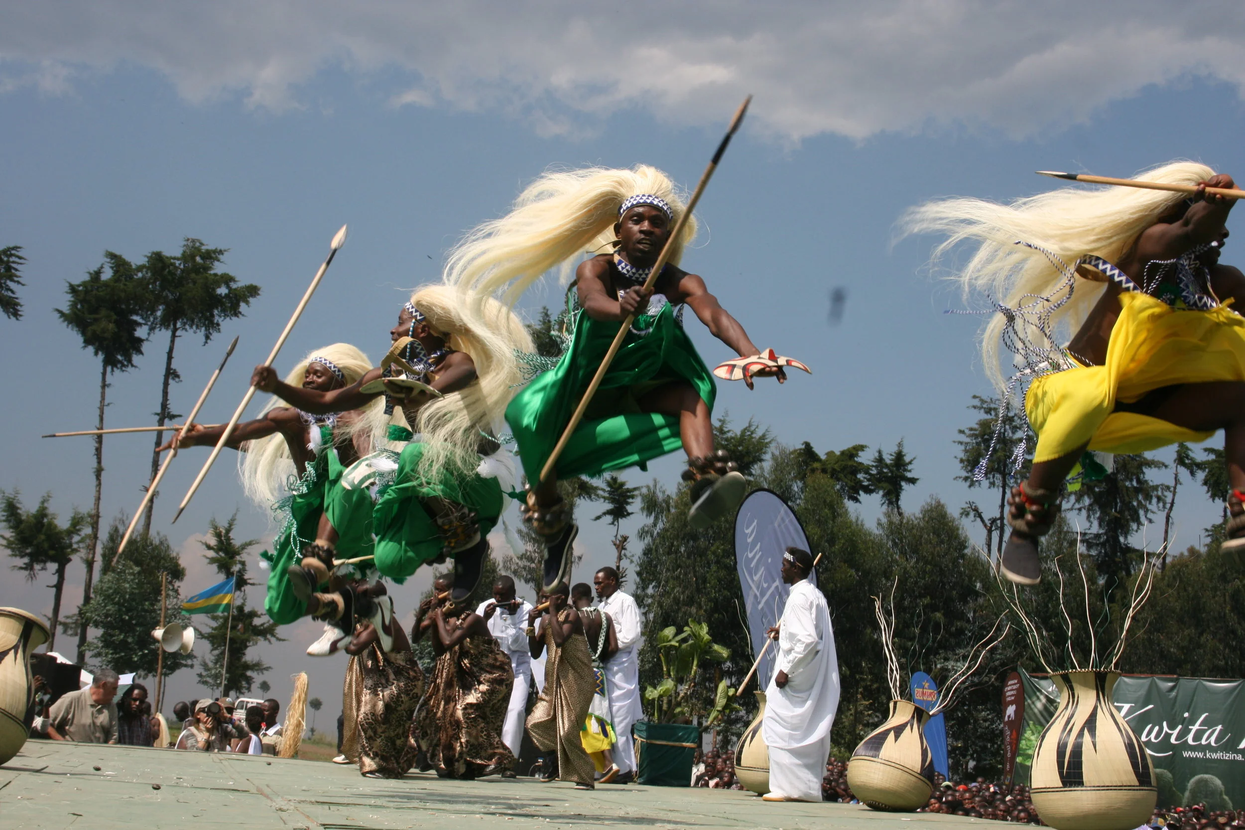 How high the Intore dancers can jump to embrace the gorilla naming ceremony.jpg