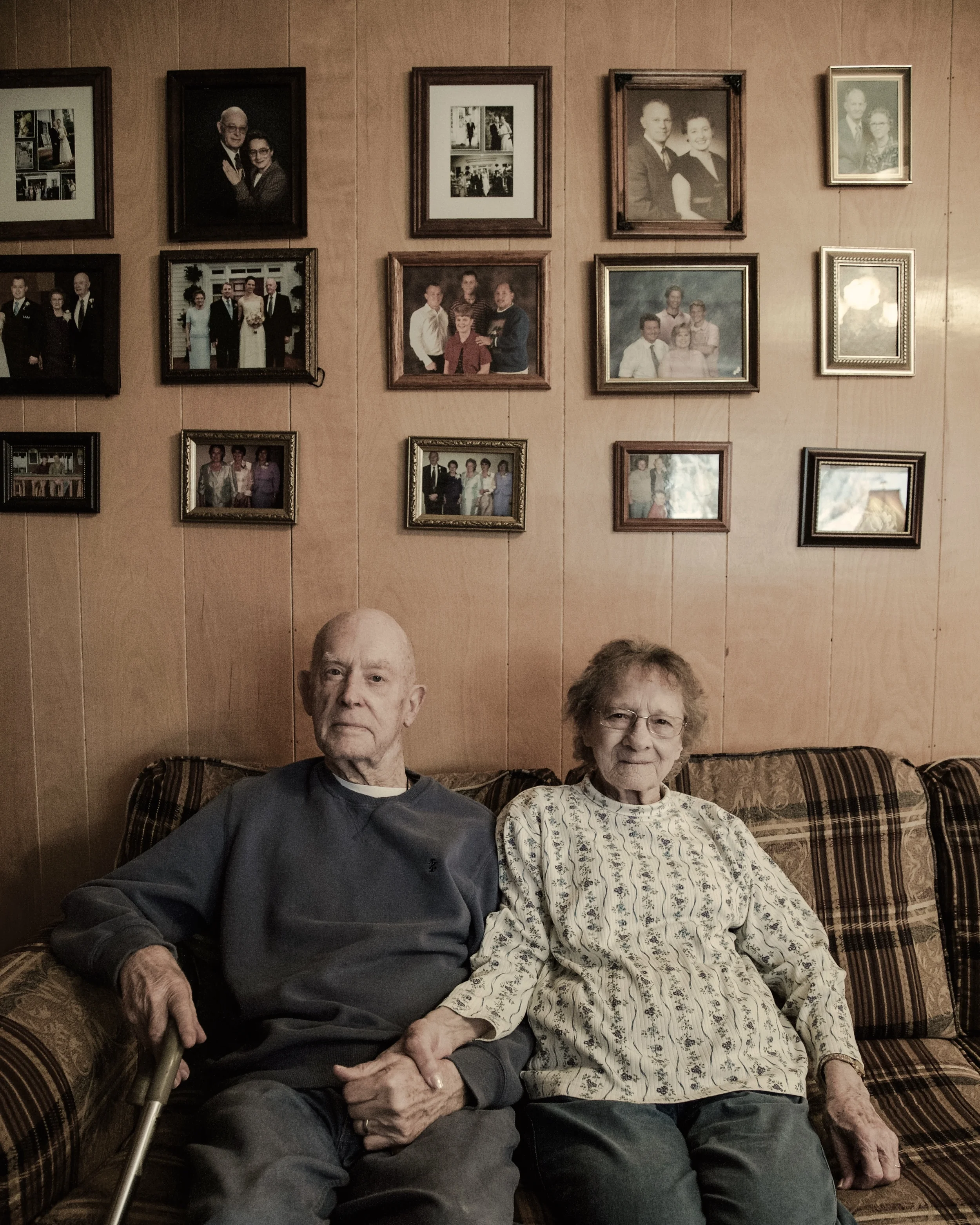 Brunner, 85, a survivor of prostate cancer, cares for his wife, Peggy, 84, with Alzheimer's in Erwin, Tenn. She was diagnosed in 2013, but long before that they agreed, “to spend the last dime they got to avoid nursing homes.” Each day they read four different versions of the Bible. Brunner cooks and cleans and says that Peggy, “helps where she can.”