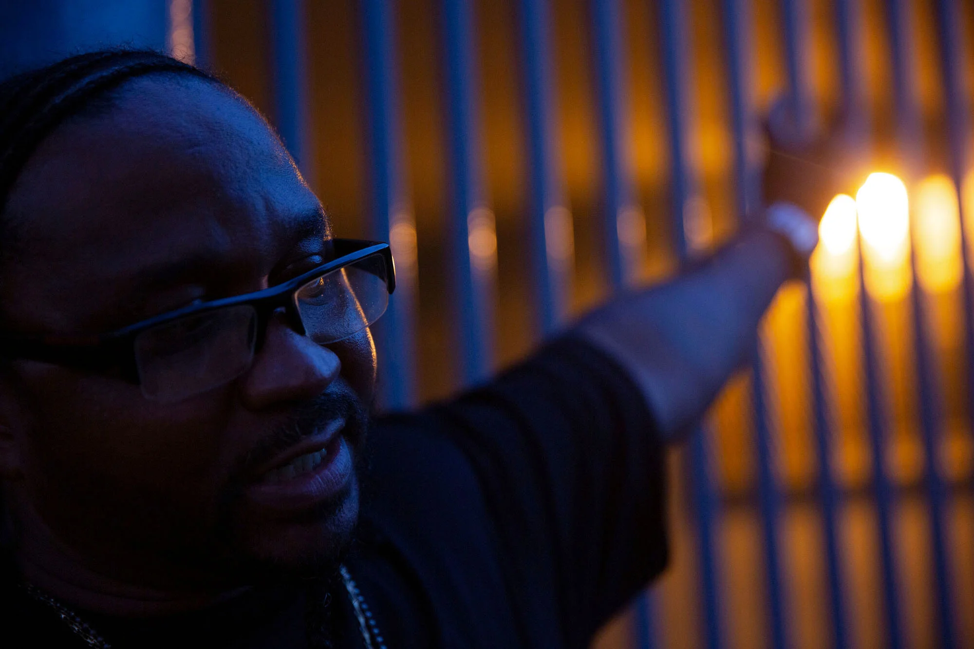  “We gotta change the narrative. We gotta show them a better way,” says Pastor Tyrice Cagle, a former gang-member turned pastor who a bridge between the SNL community and the LAPD. “I love my community,” he says. 