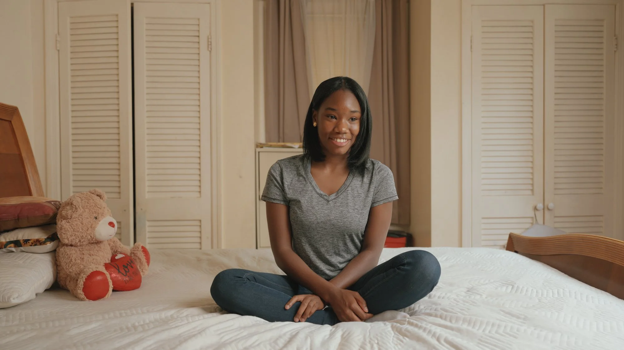  Interview frame from   Cookie and Zo’e   filmed for ProPublica. 