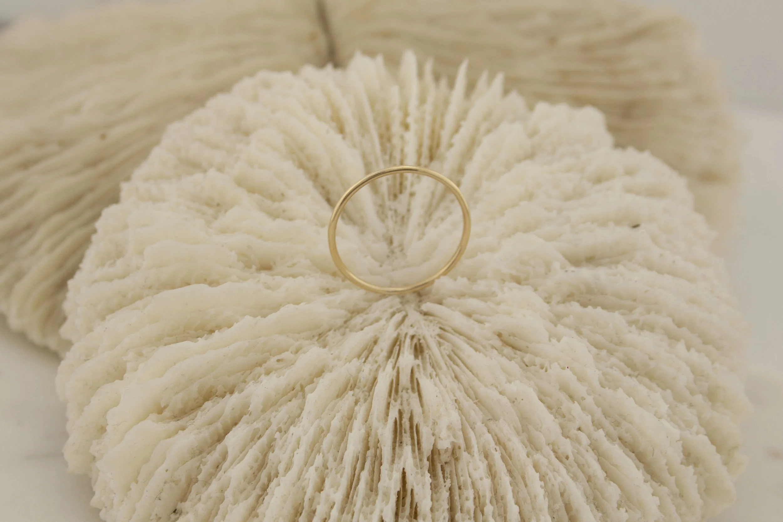 Simple gold ring by Georgina Dunn Jewellery