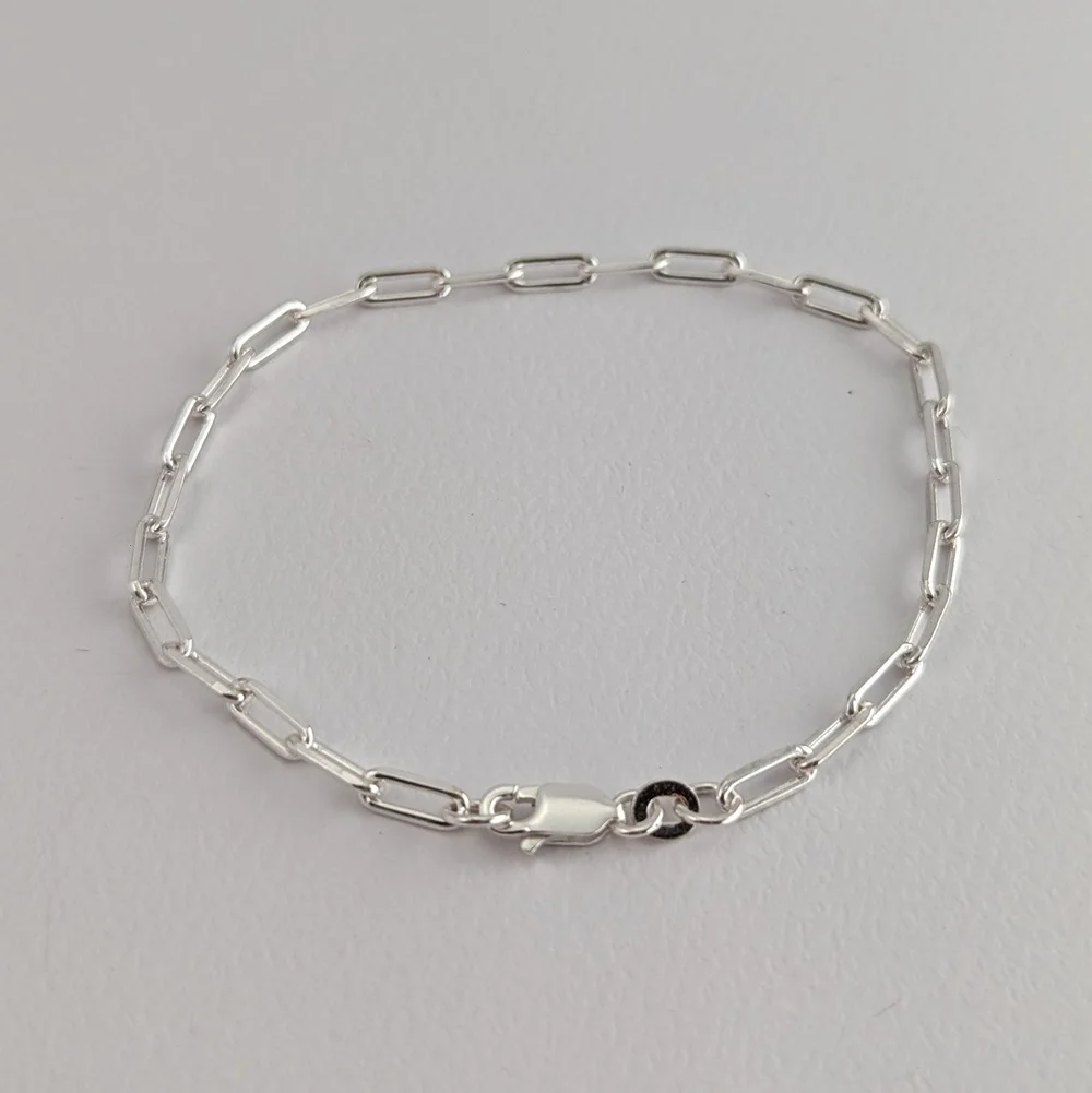 Long cable chain bracelet — Georgina Dunn Jewellery