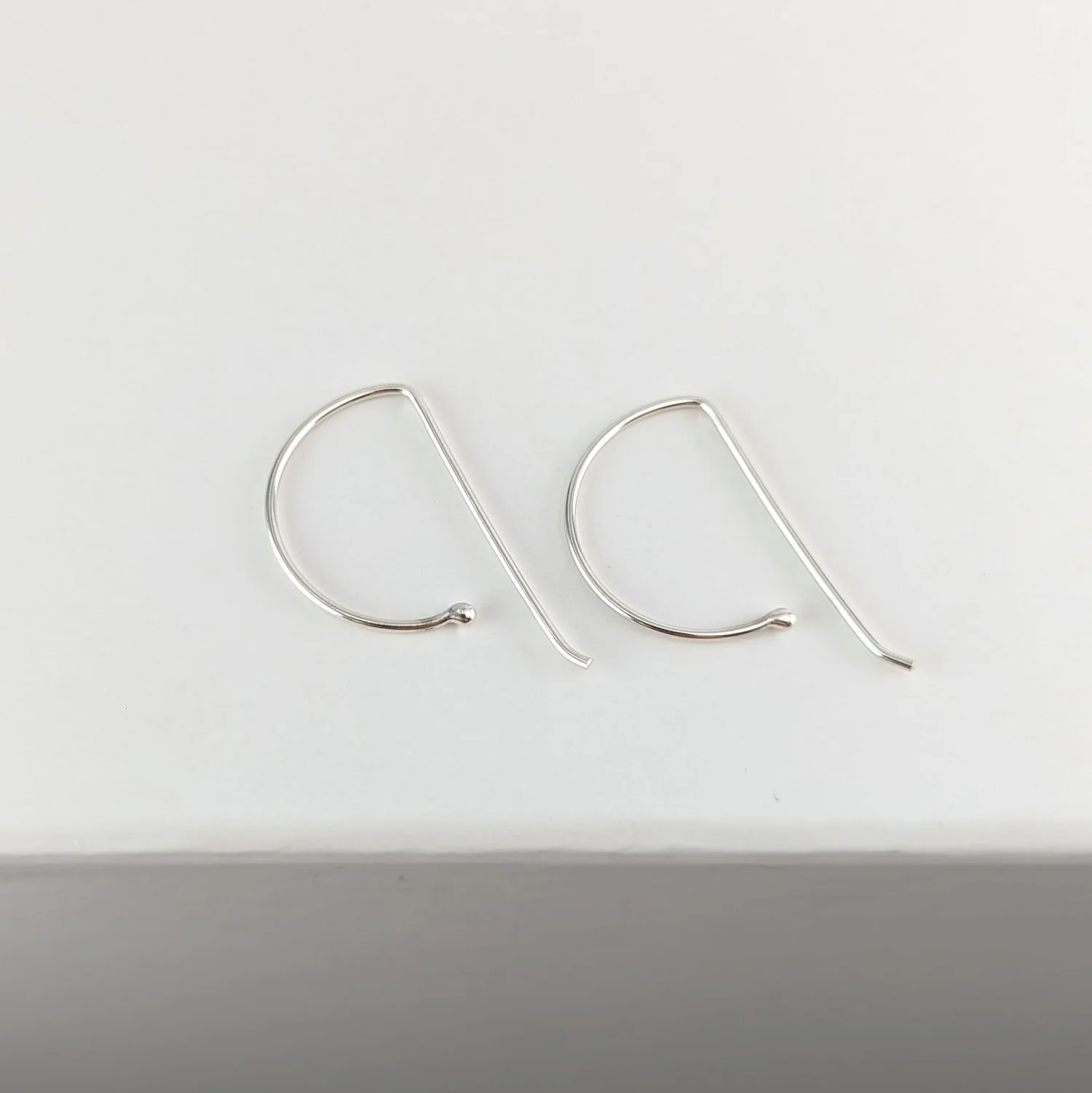 Question mark earring hooks — Georgina Dunn Jewellery
