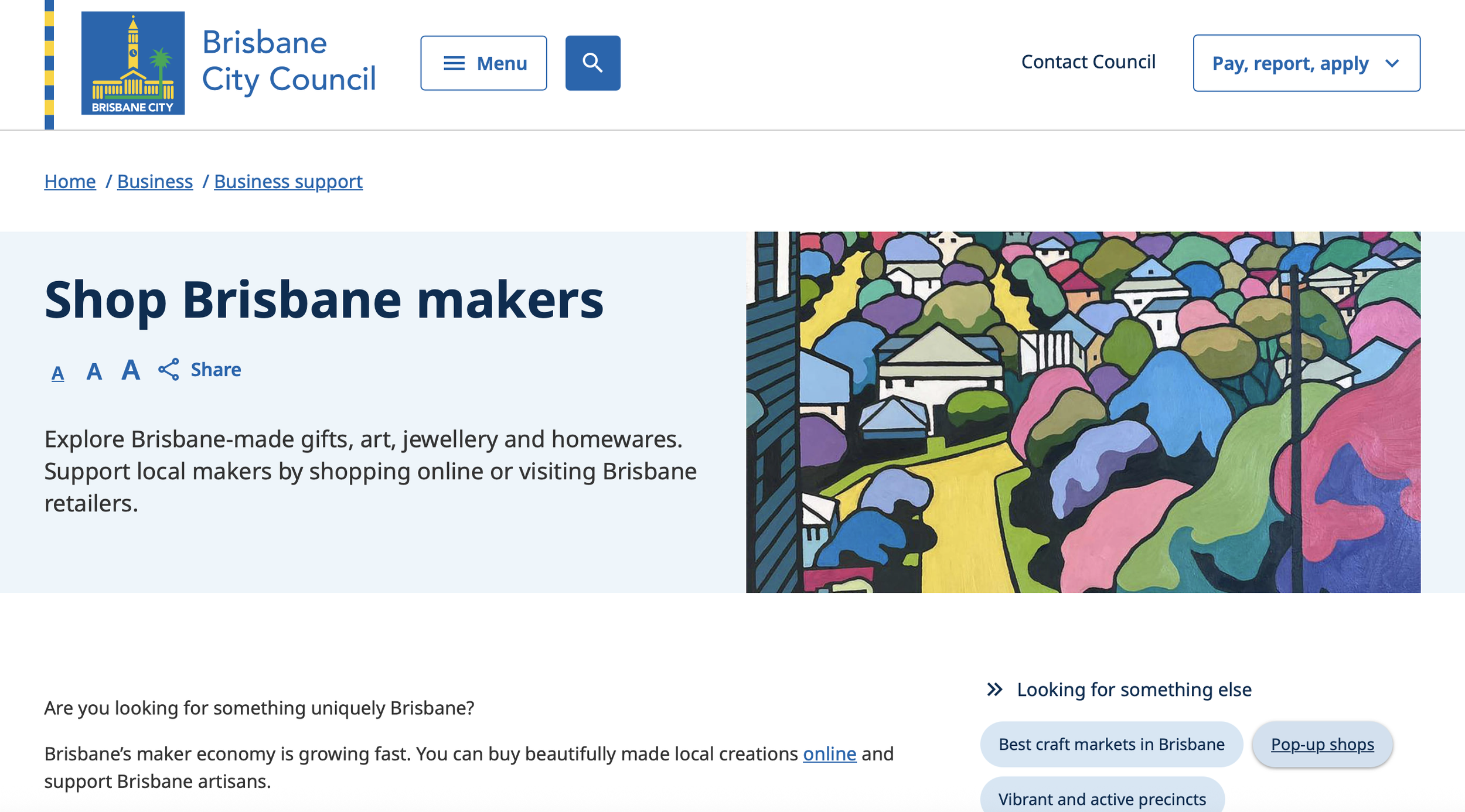 Exciting news! Georgina Dunn Jewellery is now featured in the official Brisbane City Council Makers Directory.