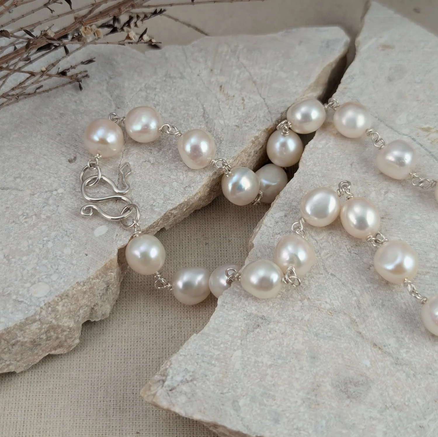 Necklace Tutorial Making Pearl Necklace At Home Freshwater Pearl