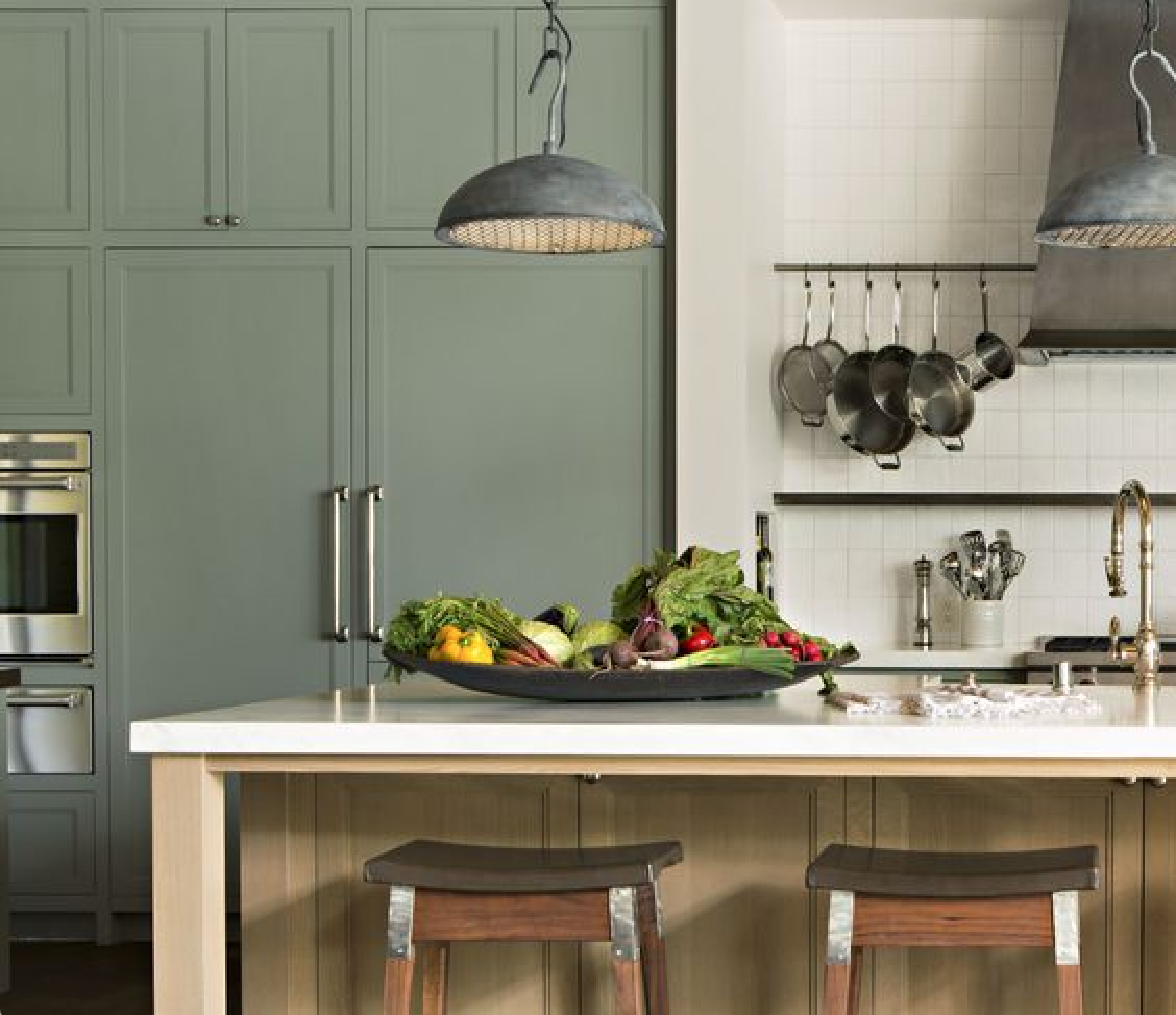 Light Green Kitchen Cabinets Are a New Neutral