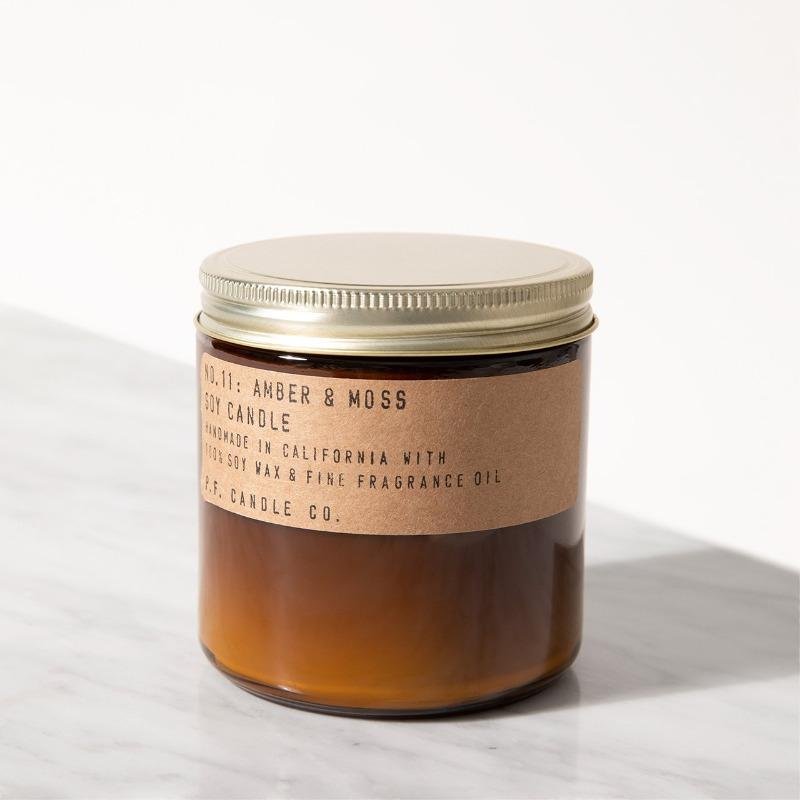 PF CANDLE CO. AMBER AND MOSS