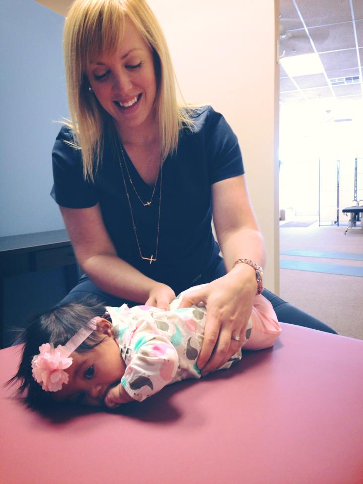 my niece Sophia's first adjustment