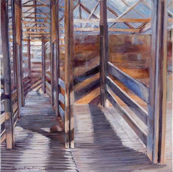 Pattern of Yards, Kinchega Woolshed