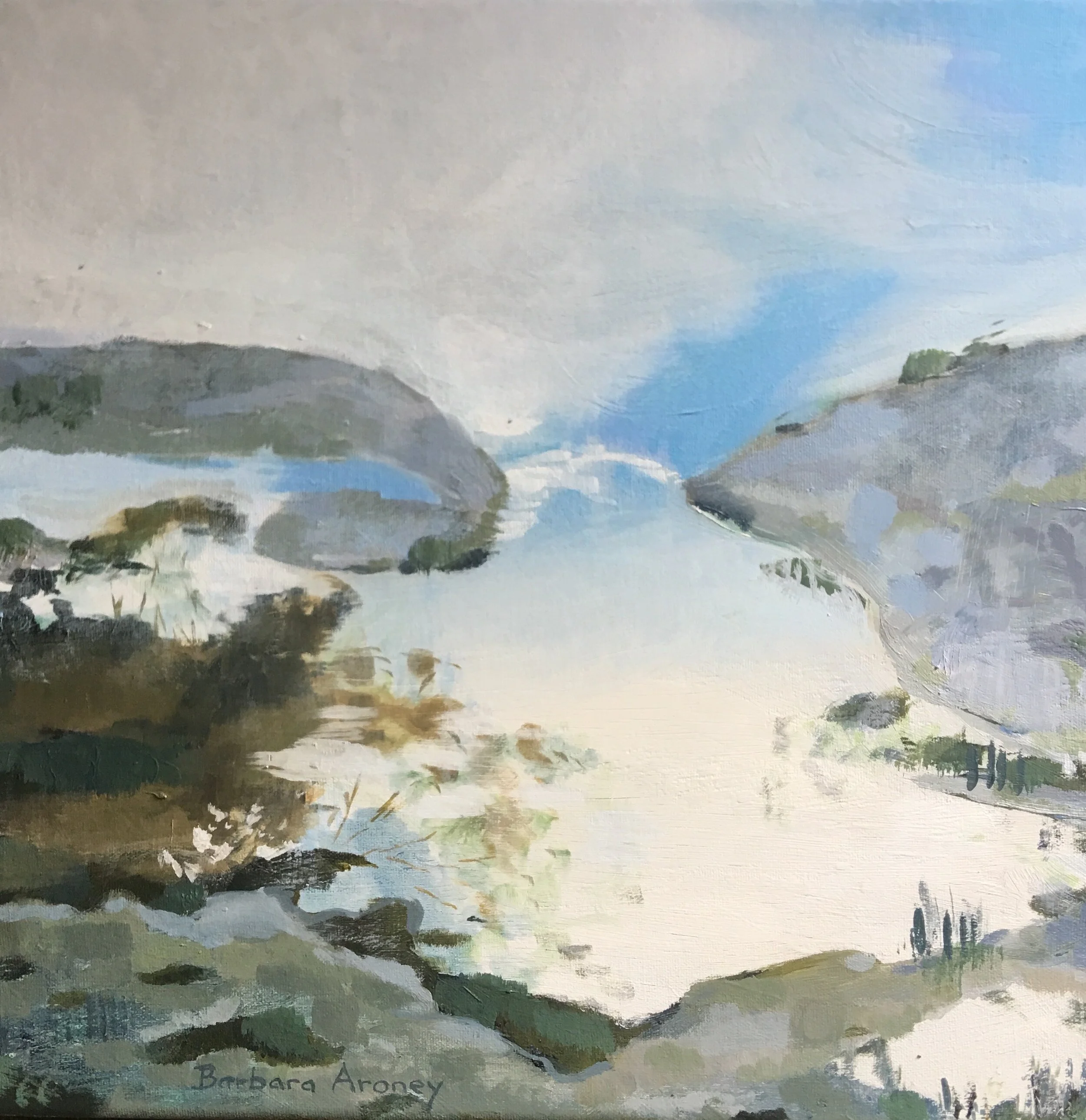 Reflection Study.jpg Oil on canvas 40x 40cm