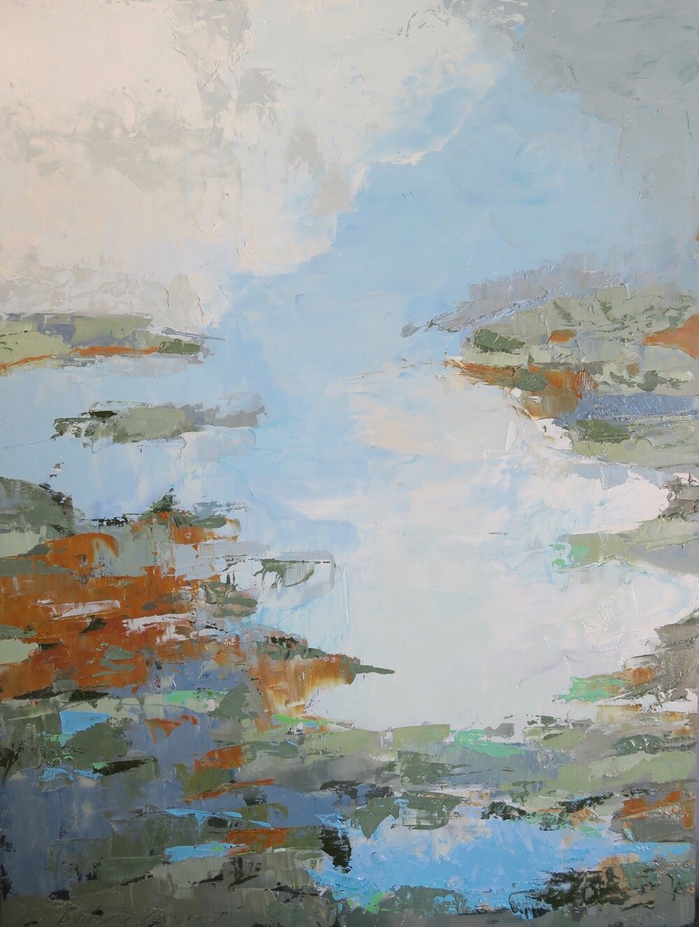 Between Heaven and earth.jpg 40x50cm Oil on board