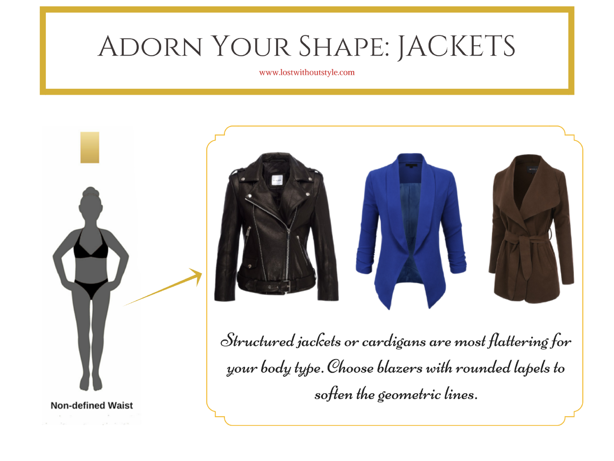jackets for rectangle body shape