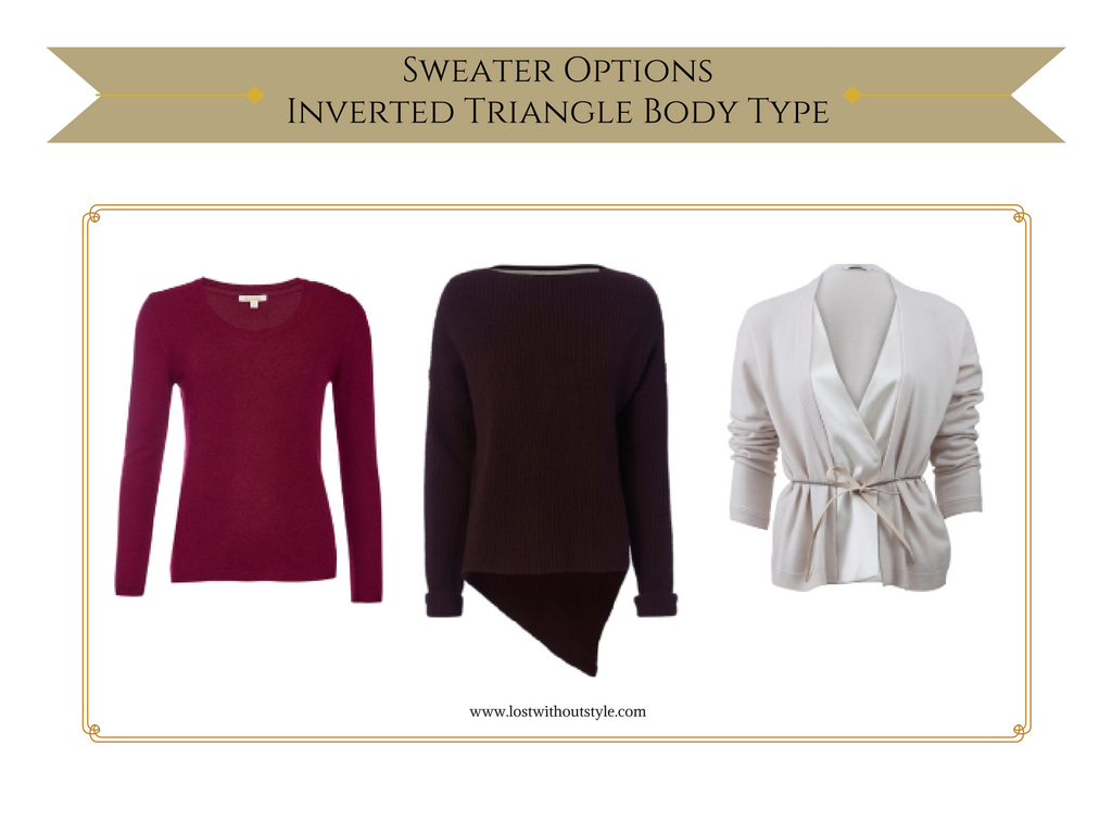 cardigan for inverted triangle
