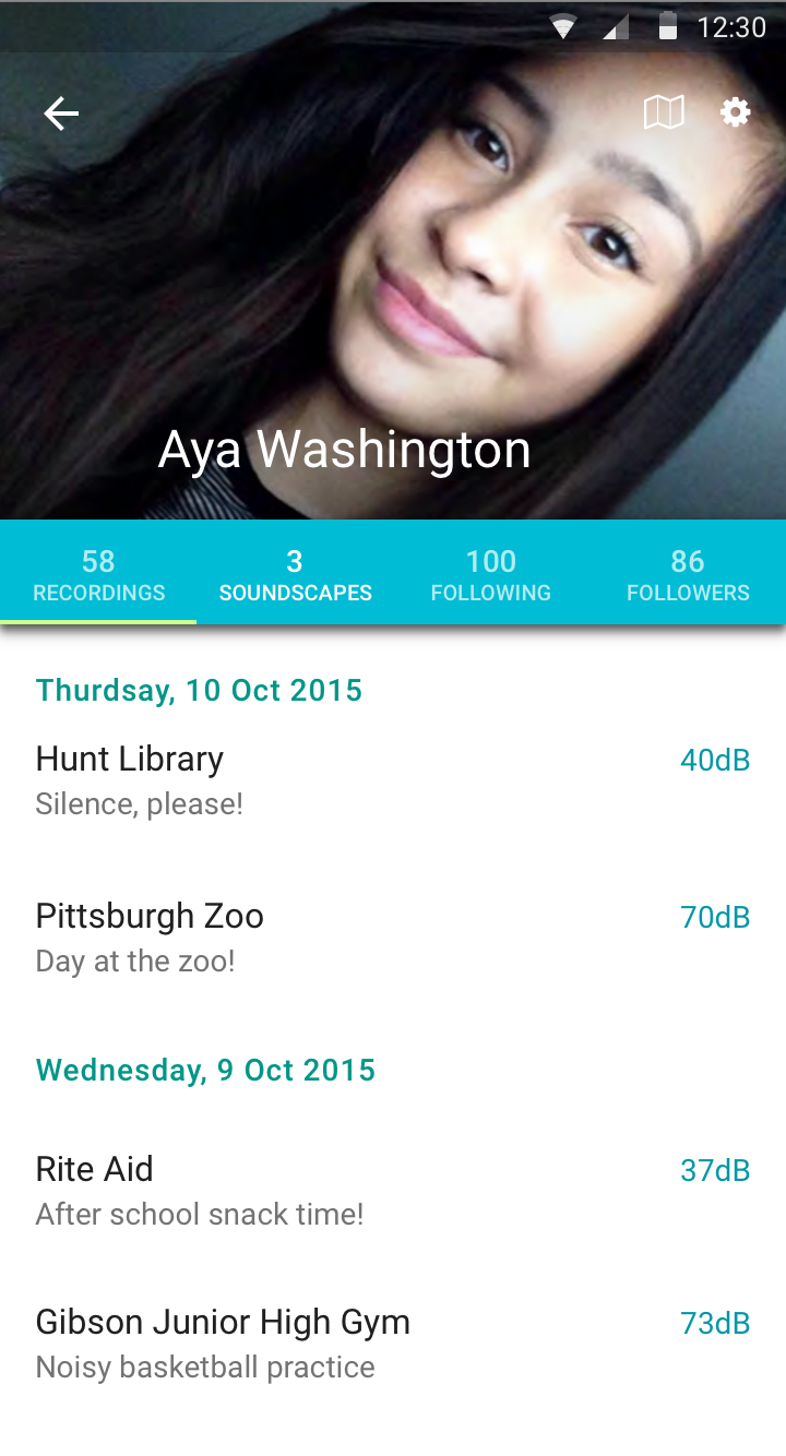 Aya's Profile - Her Recordings