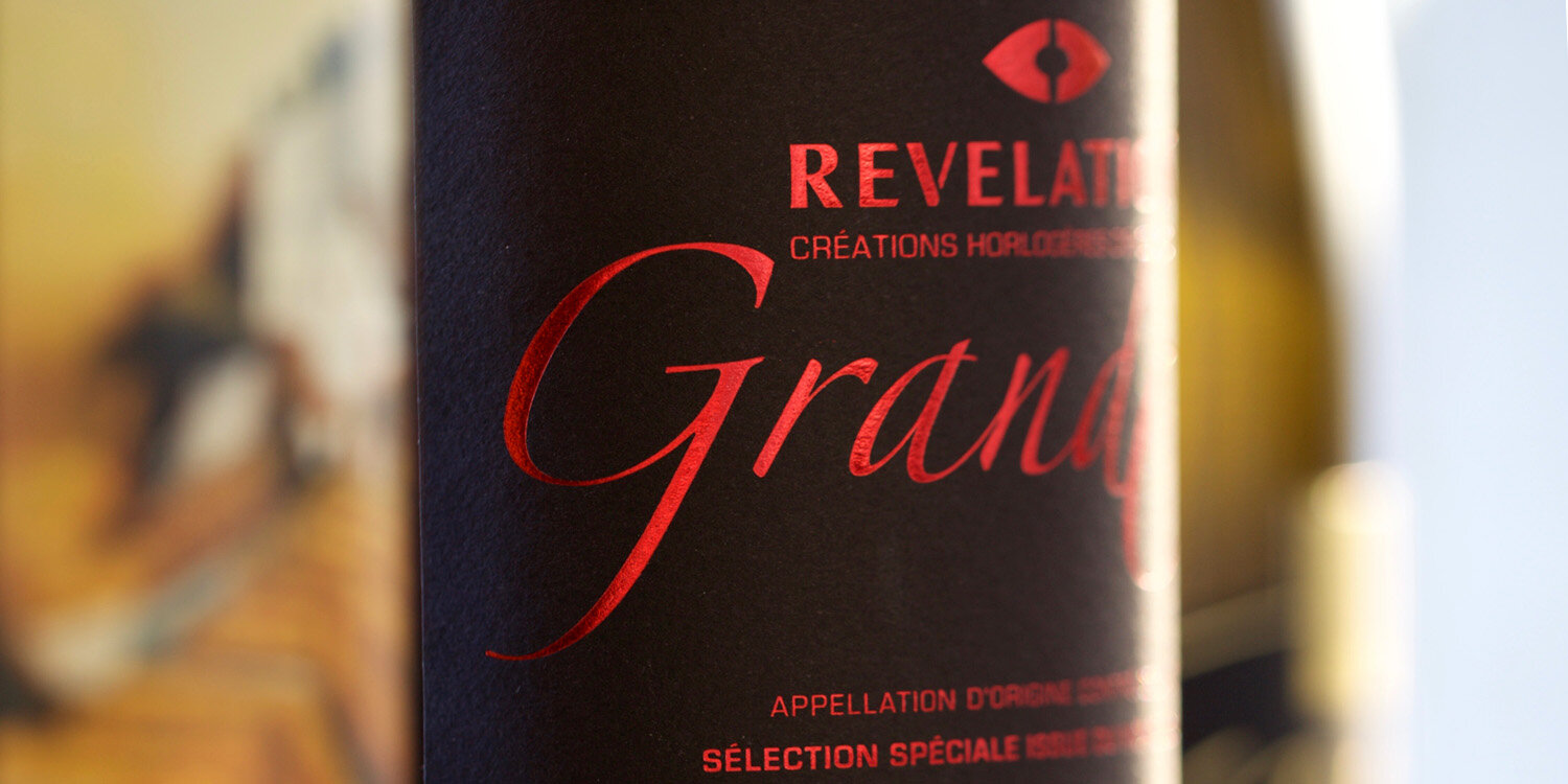 creation de vin étiquette luxe