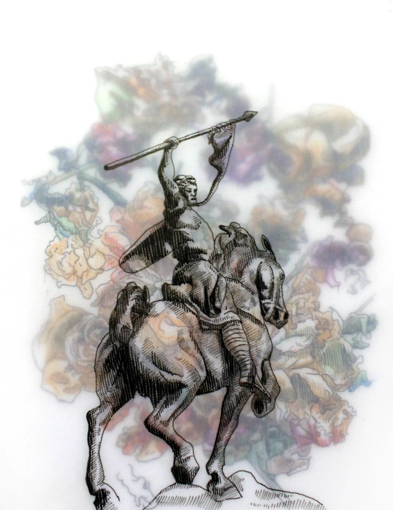 Soldier In The Flowers I