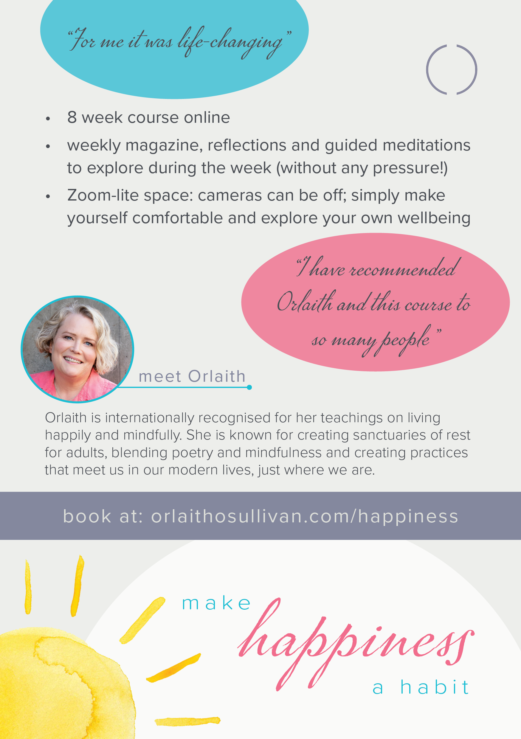 Cultivating Happiness — Orlaith O'Sullivan