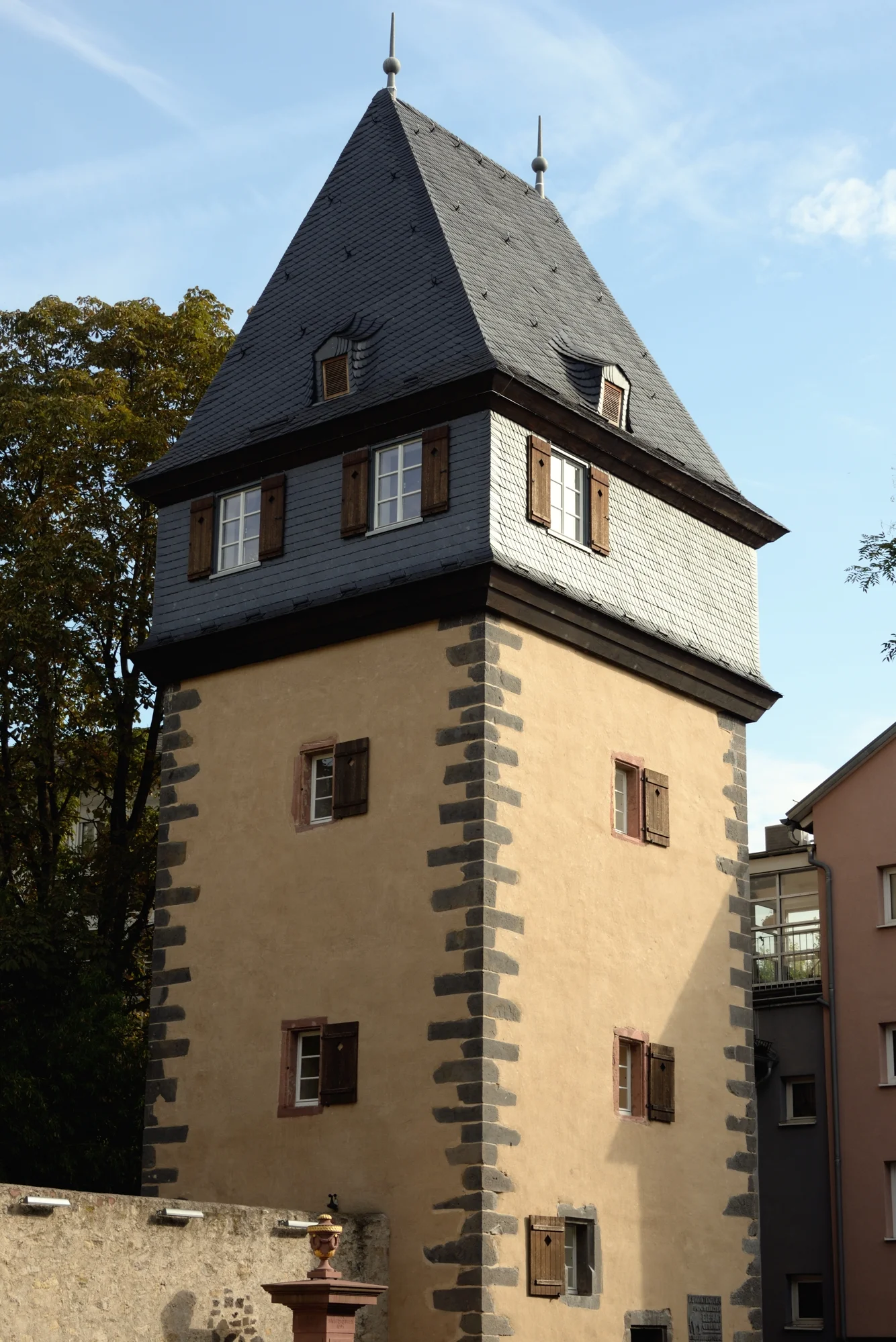 Kuhhirtenturm, now a museum to the composer Hindemith, open on Sundays.