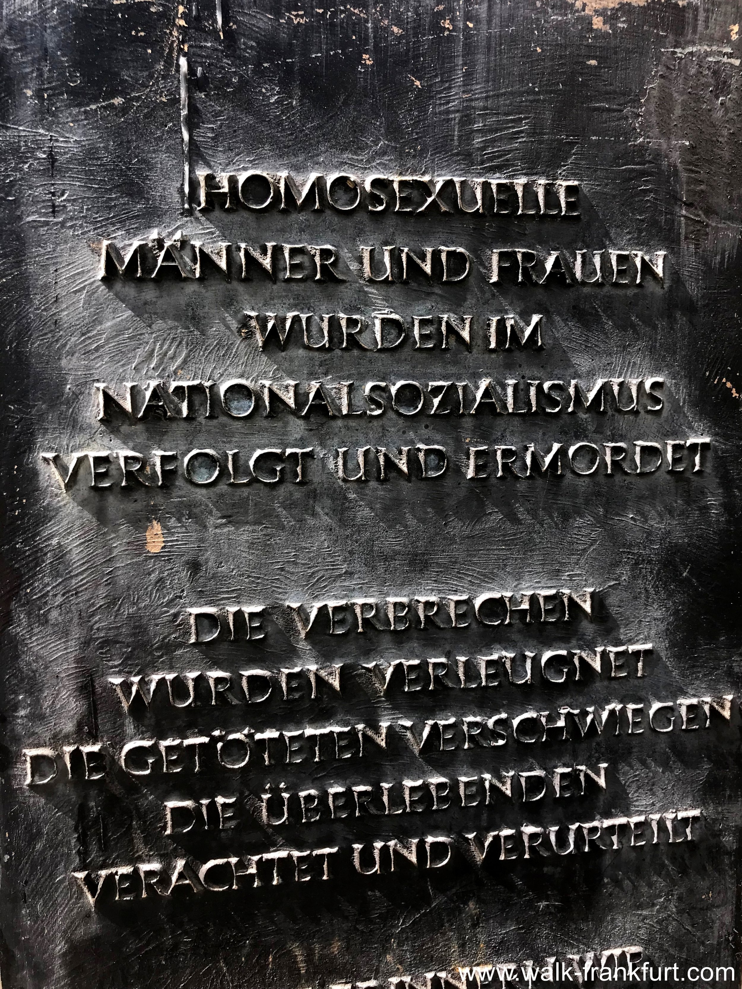 Frankfurter Engel inscription