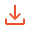 Download icon with downward arrow and a line underneath