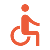 Icon of a person in a wheelchair