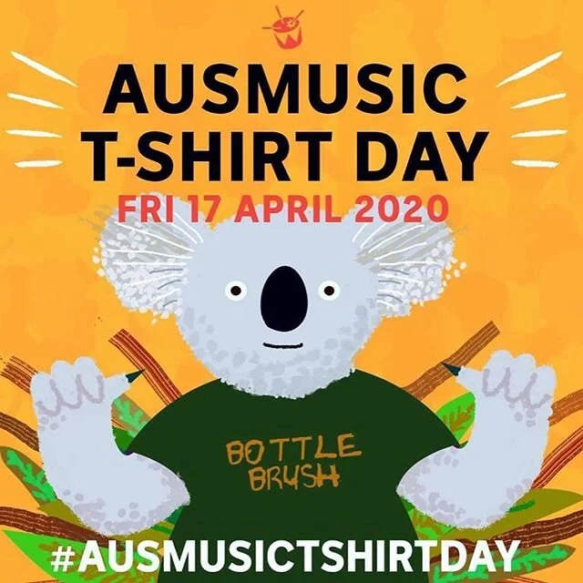 #ausmusictshirtday has been brought forward this year to April 17th. That&rsquo;s THIS Friday and we&rsquo;ve got a new Tee just for you! Are you a 90's Child or wish you were&hellip; head over to our shop to order - link in bio. 
Limited numbers ava