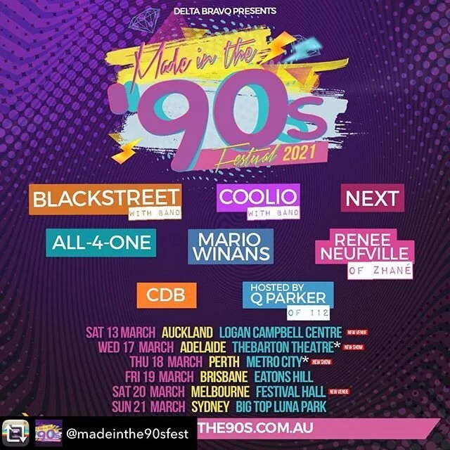 Repost from @madeinthe90sfest using @RepostRegramApp - 🚨 COOLIO ADDED TO LINE UP &amp; COVID-19 UPDATE
.
&bull; The promoters of the Made in the &lsquo;90s Festival have been working frantically with all artists and venues in a pandemic landscape th
