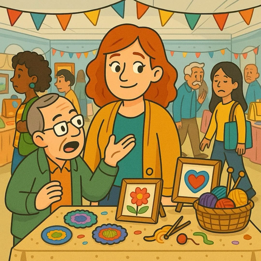 🎄✨ MARKET STALL MADNESS🎄✨
 
As I get ready to dive headfirst into the Christmas market season (aka the land of chilly toes and questionable festive jumpers 🙋🏼‍♀️), I’ve been reflecting on the characters you meet on the other side of the