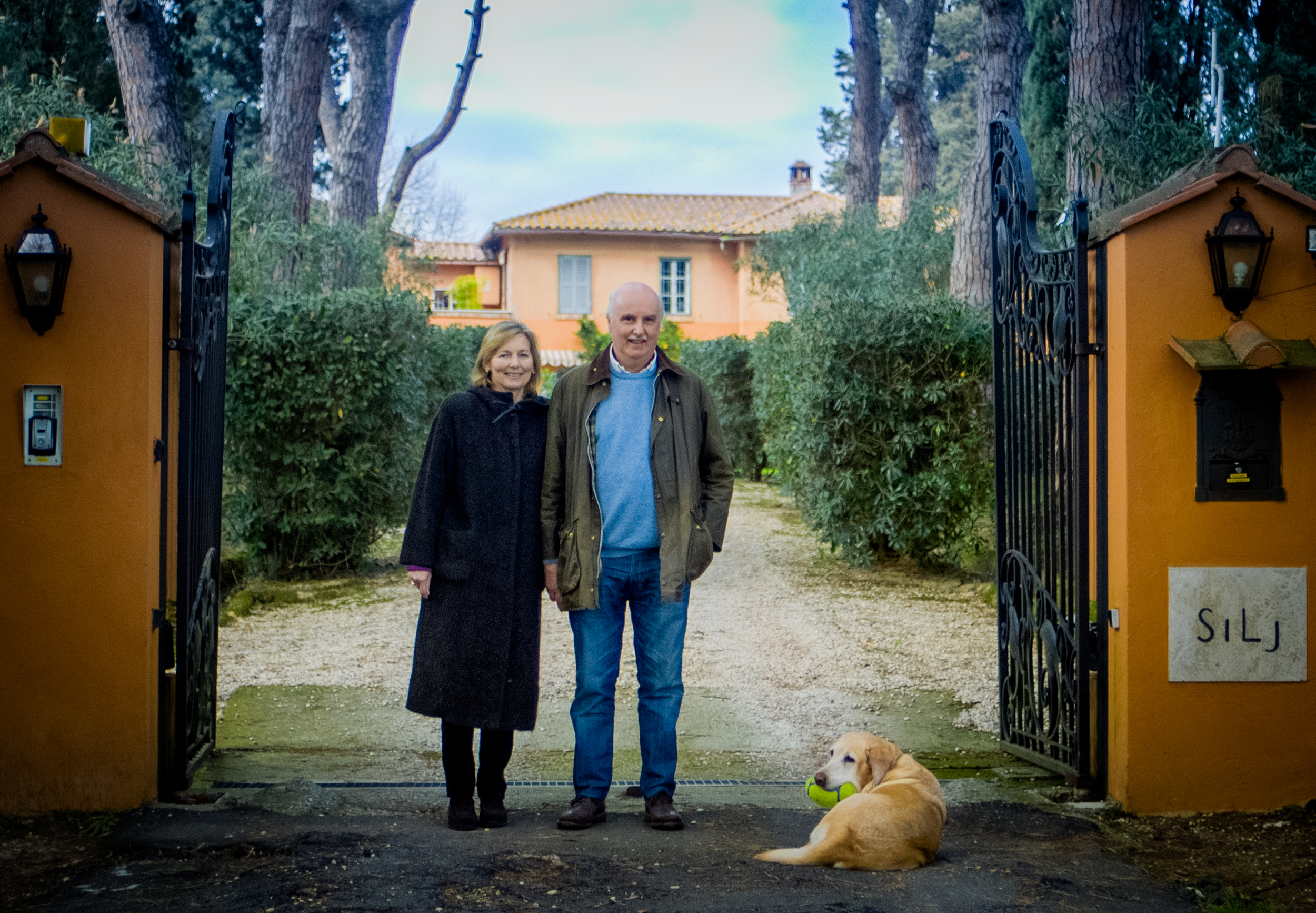 Eleonora and Bernard, Villa Silj Owners