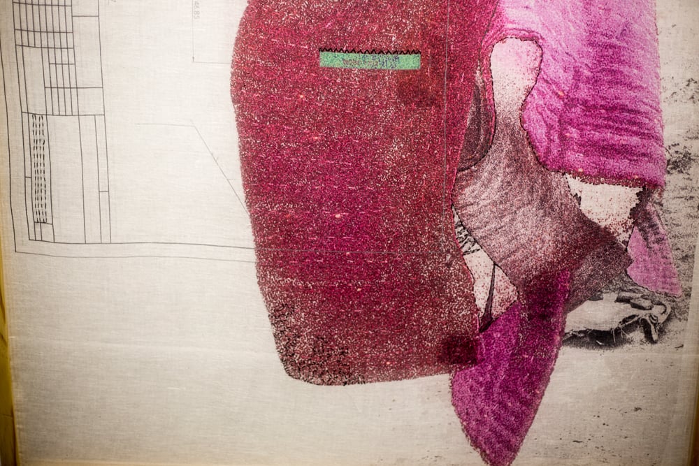 Daughters are given a godhadi as a part of their trousseau. This central point of focus has emanated in many ways as Ruby’s established practice and studio has been a point of cross generational dialogue. Her life steeped in tradition has rooted