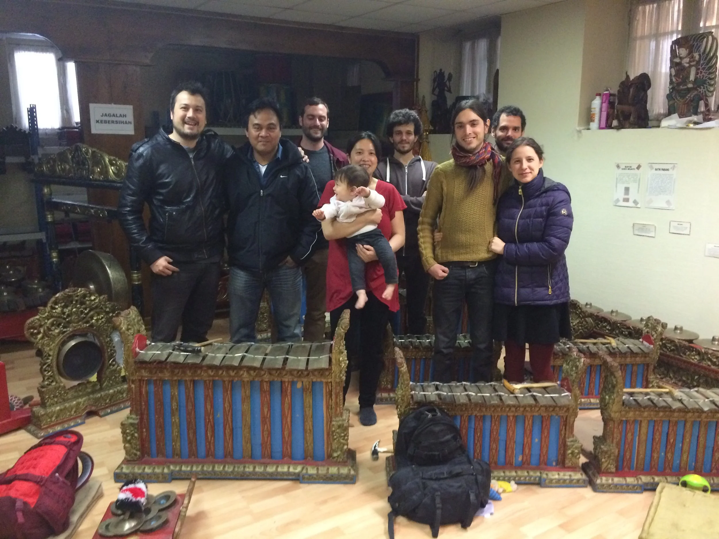 Stage intensif de Gong kebyar avec I Made Agus Wardana (Ciaaattt!!!....)