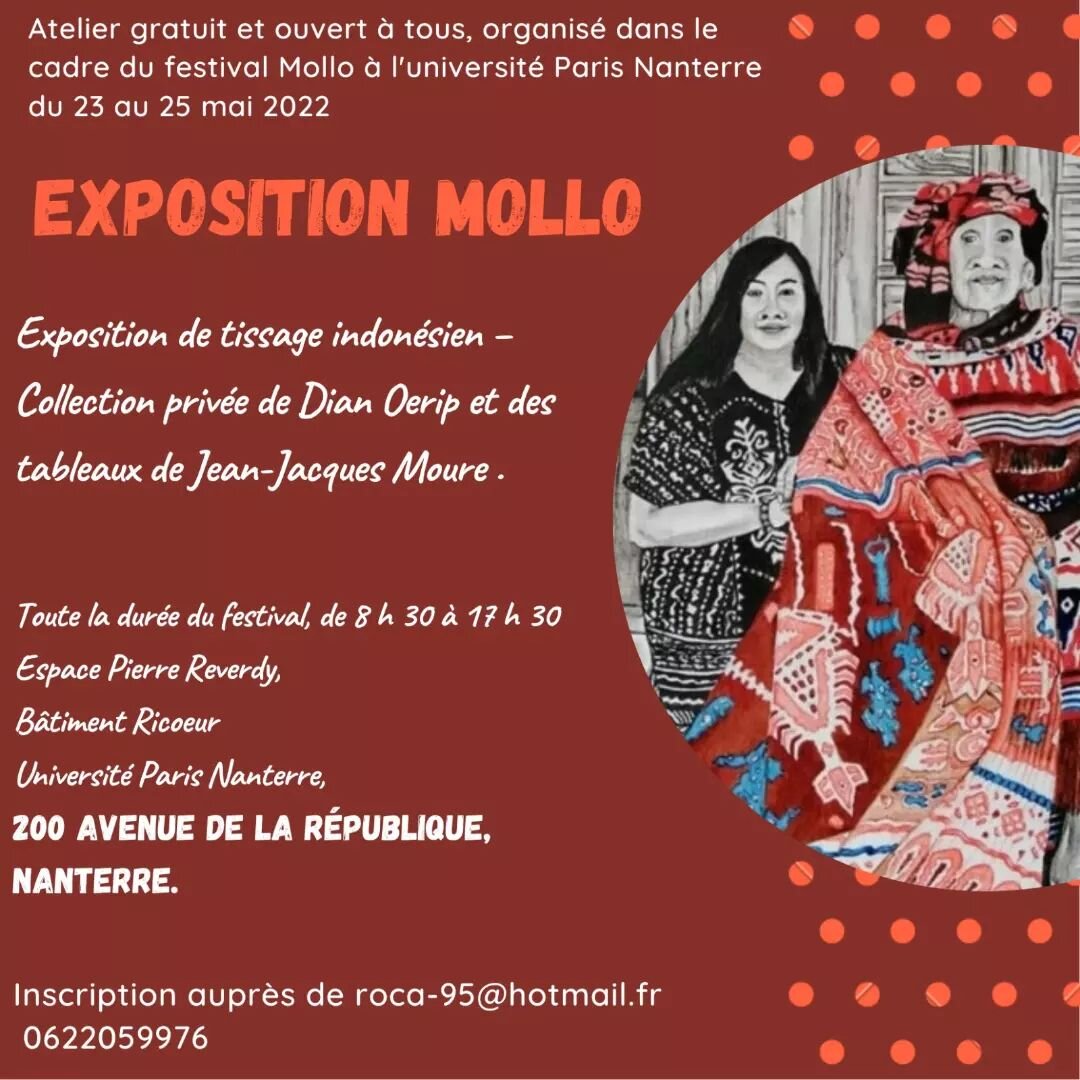 @dian_oerip 
#kaintenun 
#mollo
#festivalmollo 
#indonesieenfrance