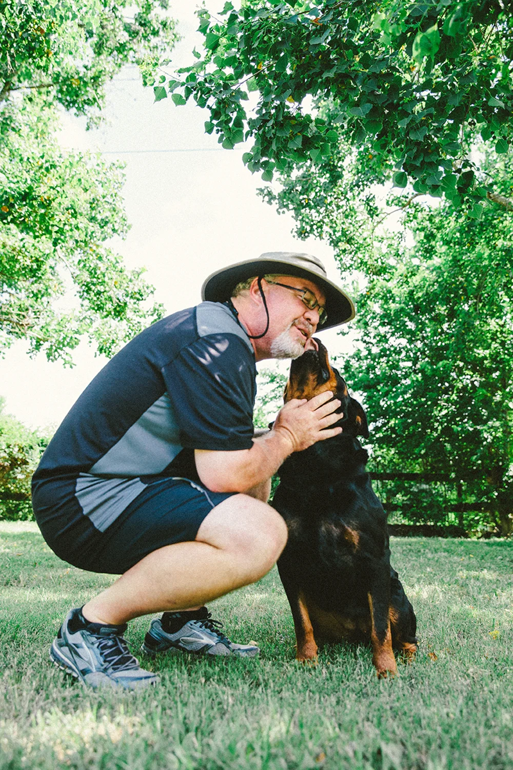 Matt with Beyla