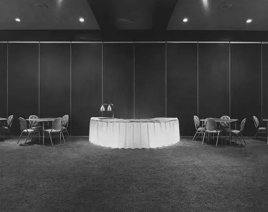Banquet Hall , 1976, gelatin silver print