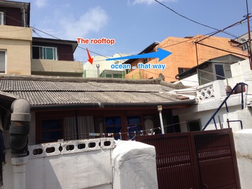 Ocean view - rooftop BBQ anyone?