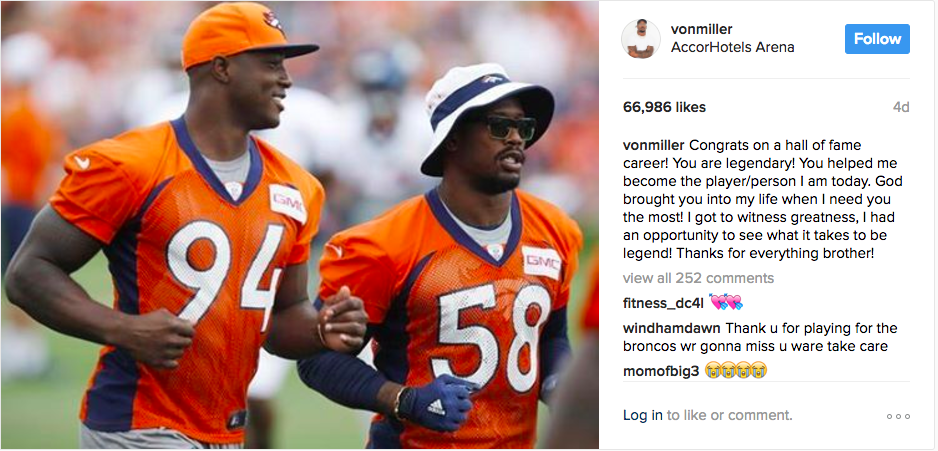 Von Miller Instagram