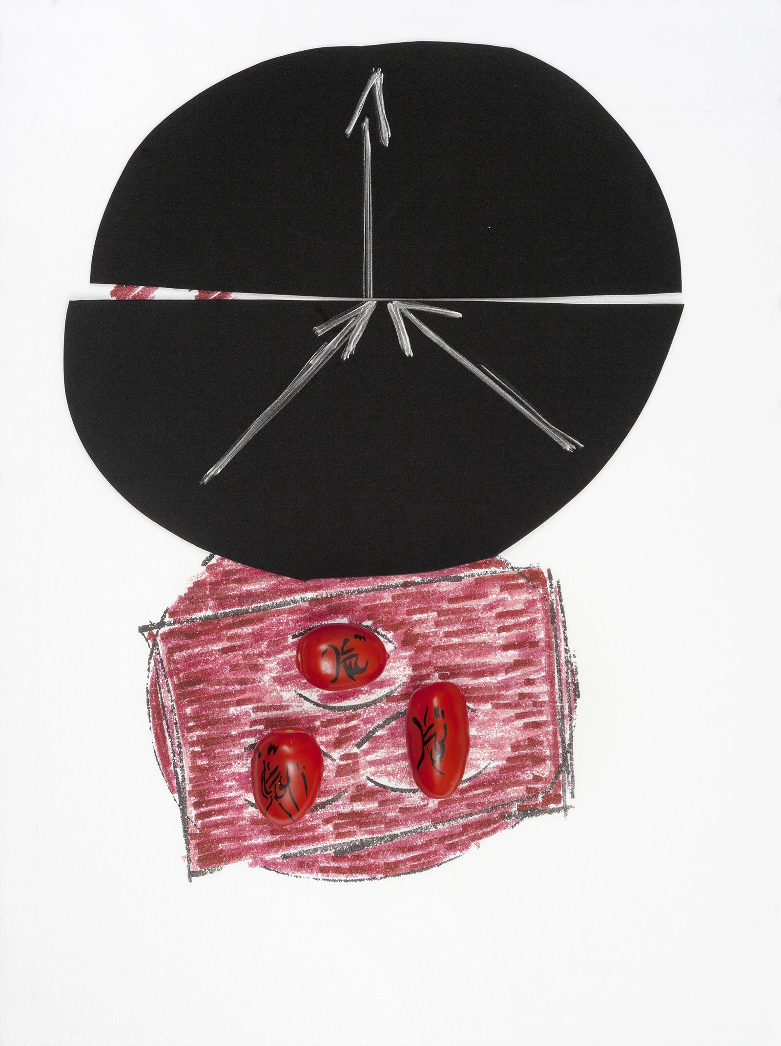 Jeux de tomates, 2015 Photos en couleur, impression jet d’encre sur papier photo archive, 84 X 64 chacun