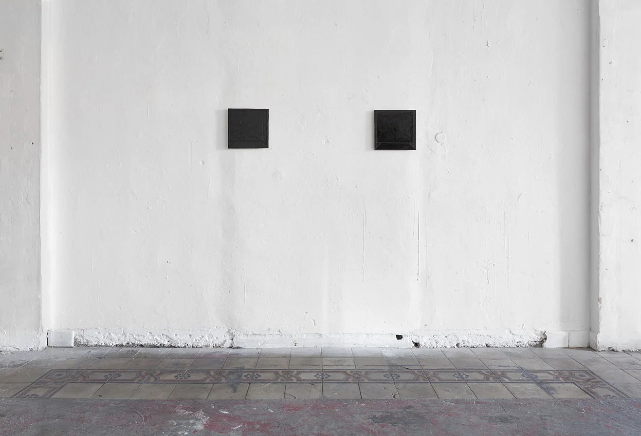 Black Box Inside square diptych II 2012 Neve Tsedeck studio, 2012 Left: 24X23 cm Right: 23X22.05 cm Photographer: Elad Sarig