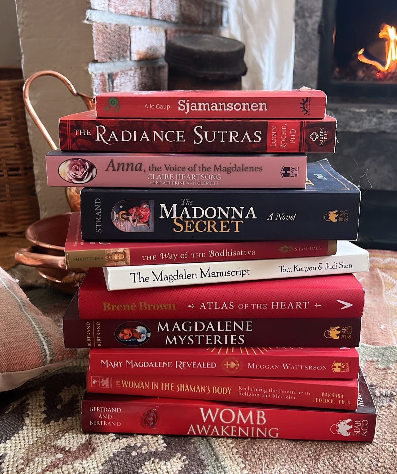 A selection of recommended readings for beings stepping onto the path of embodied empowerment/awakening, woman rising from the root and anchoring in your power&hellip; I keep returning ~ and recycling to these scriptures..✨