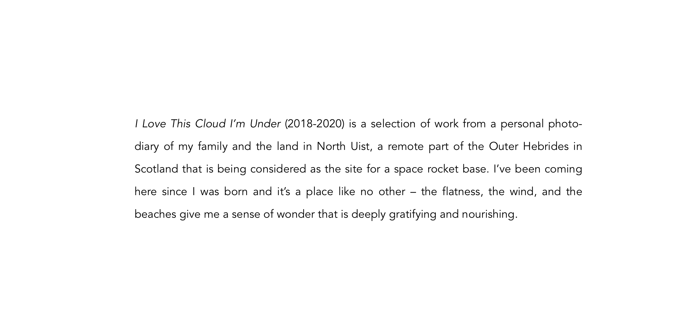 I Love This Cloud I'm Under Statement Caleb Stein.png