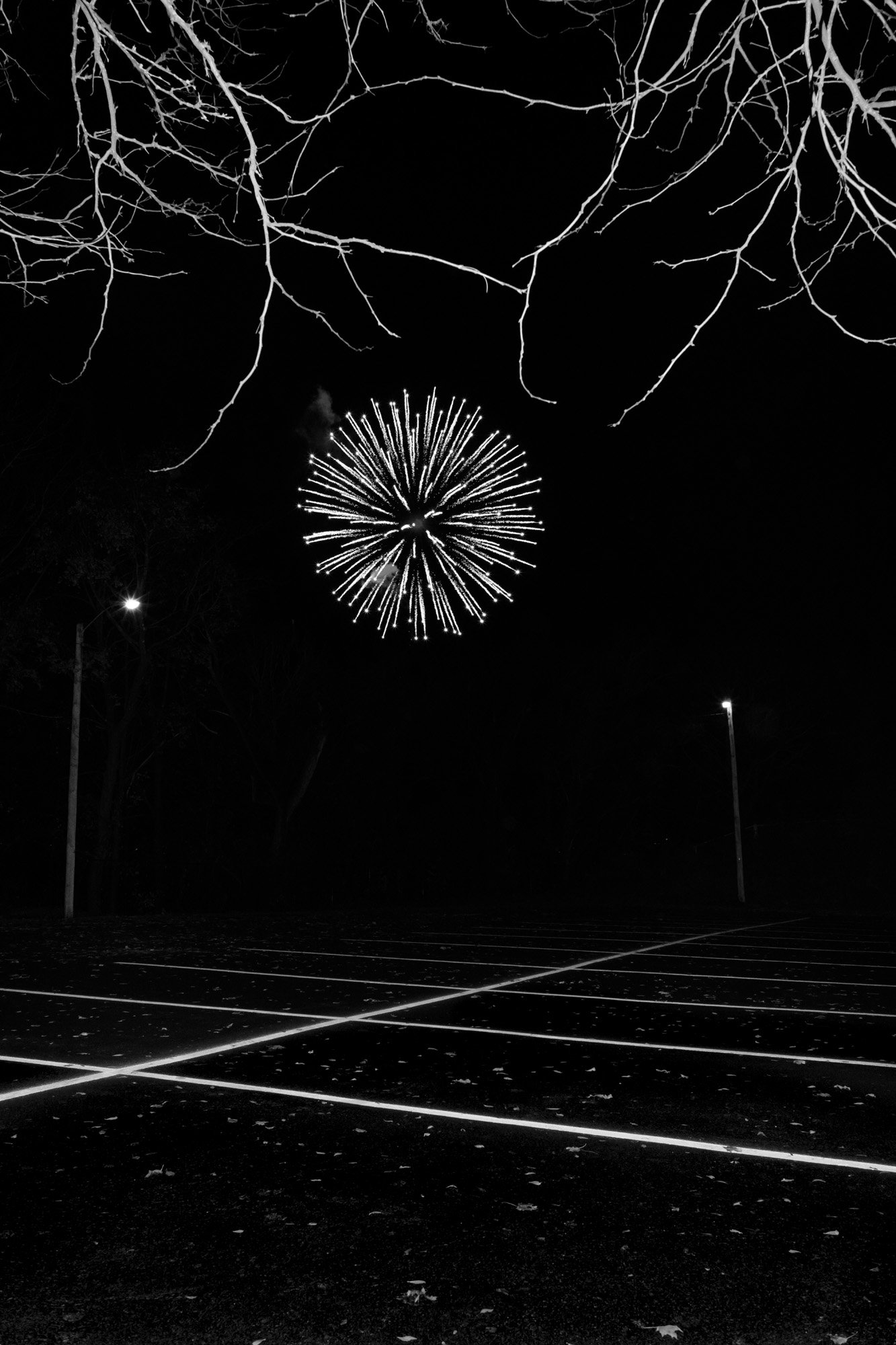 Parking Lot Fireworks Christmas Parade Poughkeepsie 2021 copy.jpg