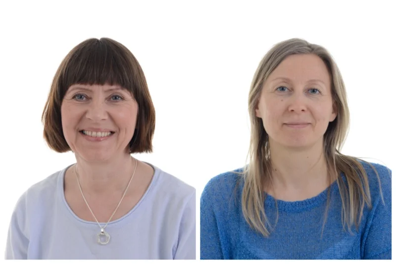 Laila Oskarsson ja Berit Anne Bals Baal. Govven: UiT