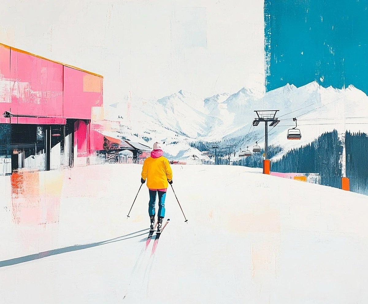 Alpine series (1 of 3) 🎿 

We create 100% original artworks that can be scaled to any size in high resolution. Big and bold, these prints would look incredible on any wall. We can organise framing and delivery. Prices starting from &pound;250. DM fo