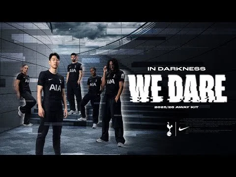 Tottenham Hotspur's 2025/26 Nike away kit | In Darkness We Dare 🖤