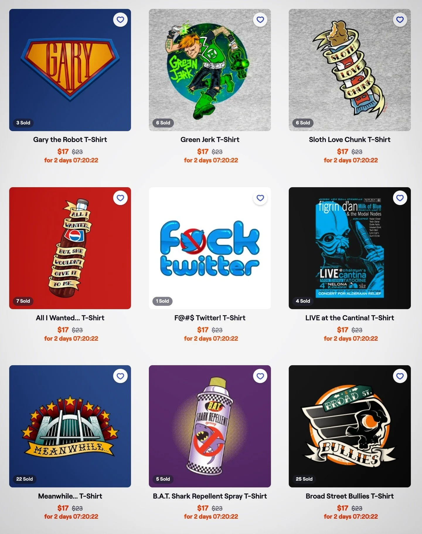 Heads-up, nerds! All of my designs are currently ON SALE in my TeePublic.com store front! Up to 35% OFF! Now through July 20th! @teepublic @tpartists 
#teepublic #tshirts #popculture