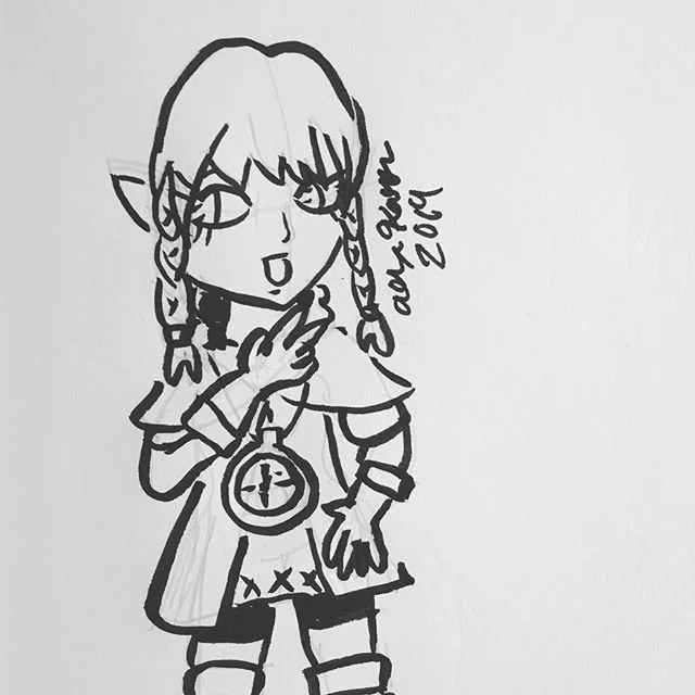Inktober day 15: Legend
Today I draw the real hero of Hyrule! 🤣
#inktober #inktober2019 #inktoberday15 #legend #legendofzelda #linkle #fanart #sketch